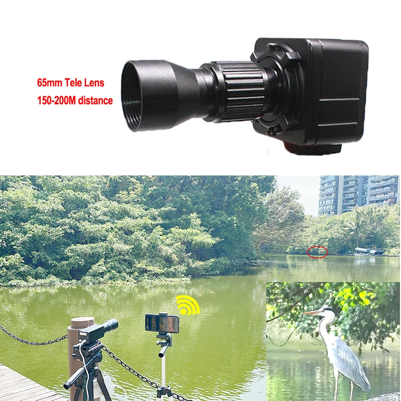 65mm Tele Lens WiFi Outdoor Portable Wireless Spy Surveillance Camera