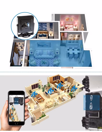 1080P 2MP Sony Starlight WDR Mini IP 4in1 caché espion secret sténopé CCTV sécurité caméra à domicile