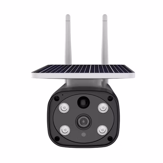 Caméra de sécurité extérieure CCTV IP WiFi 4G à énergie solaire 2MP/1080P