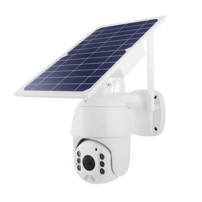 1080P panneau solaire sans fil PTZ batterie Rechargeable caméra Surveillance extérieure batterie de sécurité WiFi CCTV caméra